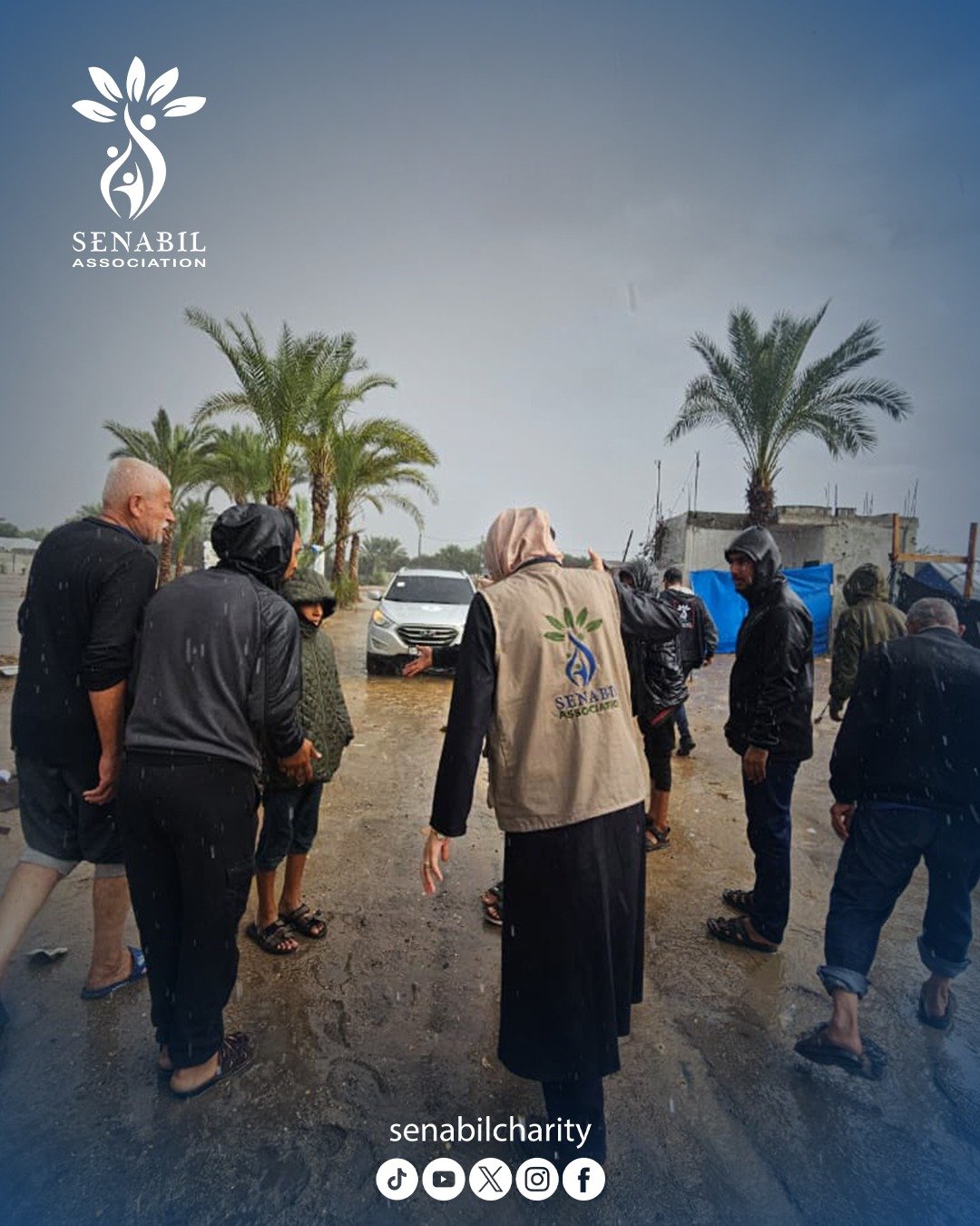 مؤسسة السنابل تنفذ جولة تفقدية لمتابعة احتياجات الأسر في ظل الظروف القاسية للشتاء