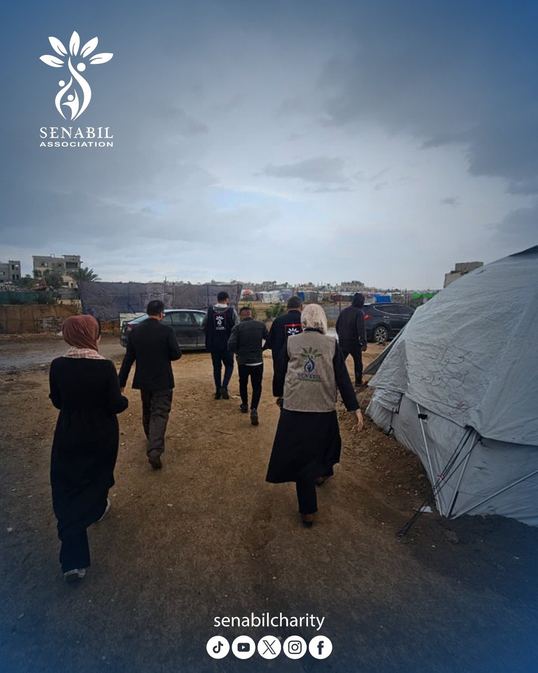 مؤسسة السنابل تنفذ جولة تفقدية لمتابعة احتياجات الأسر في ظل الظروف القاسية للشتاء