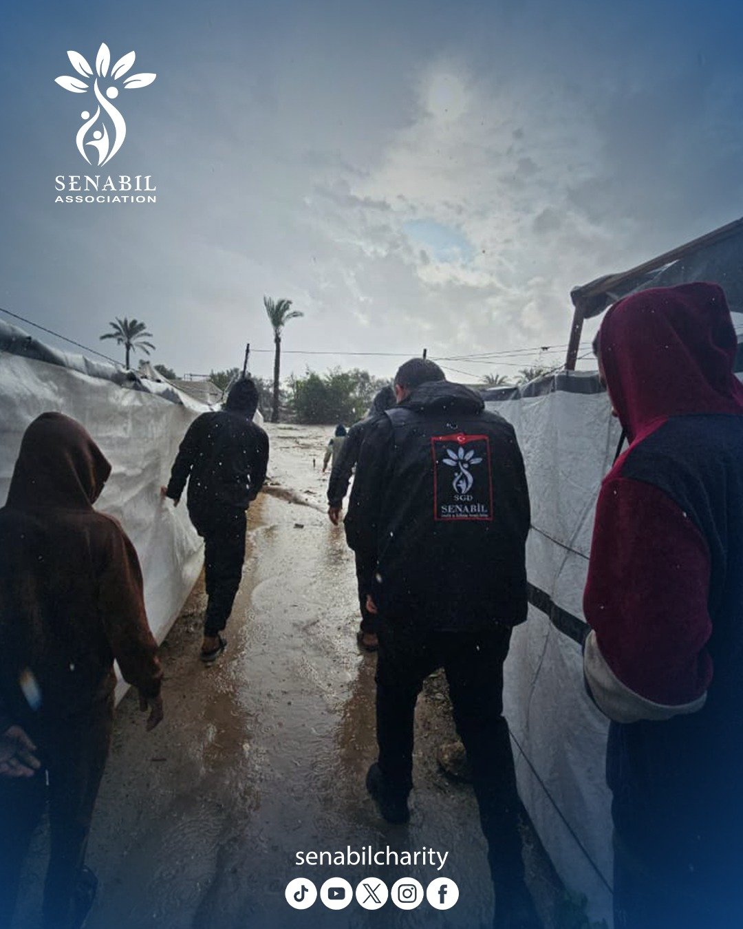 مؤسسة السنابل تنفذ جولة تفقدية لمتابعة احتياجات الأسر في ظل الظروف القاسية للشتاء