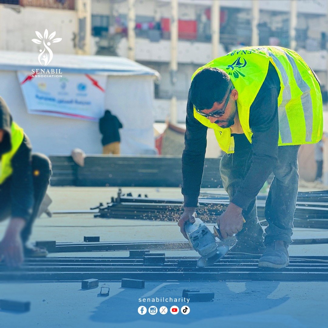 مؤسسة السنابل تبدأ بإنشاء مدرسة السنابل في غزة وتنقل تجربة التعليم من الجنوب إلى الشمال