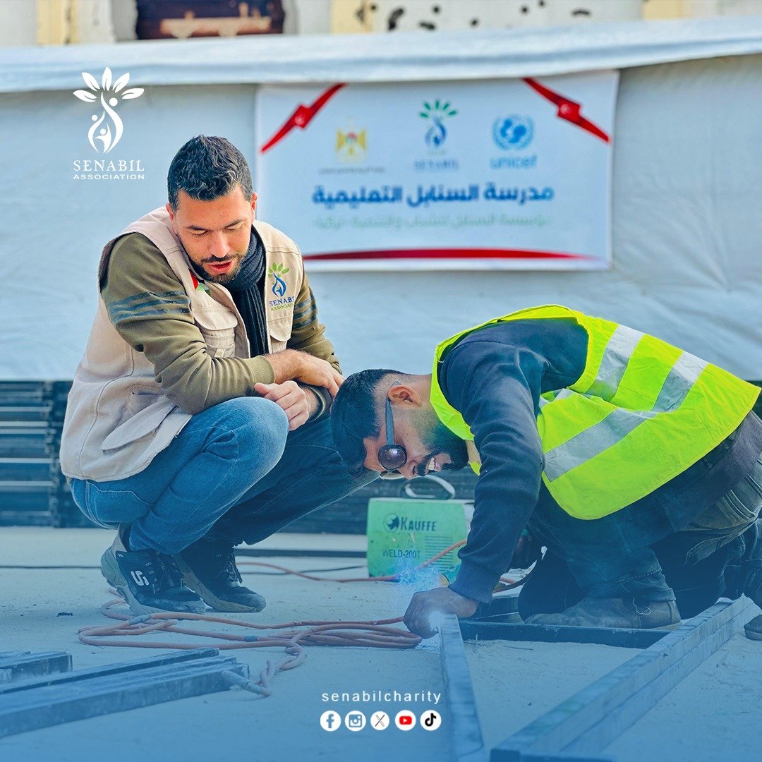 مؤسسة السنابل تبدأ بإنشاء مدرسة السنابل في غزة وتنقل تجربة التعليم من الجنوب إلى الشمال