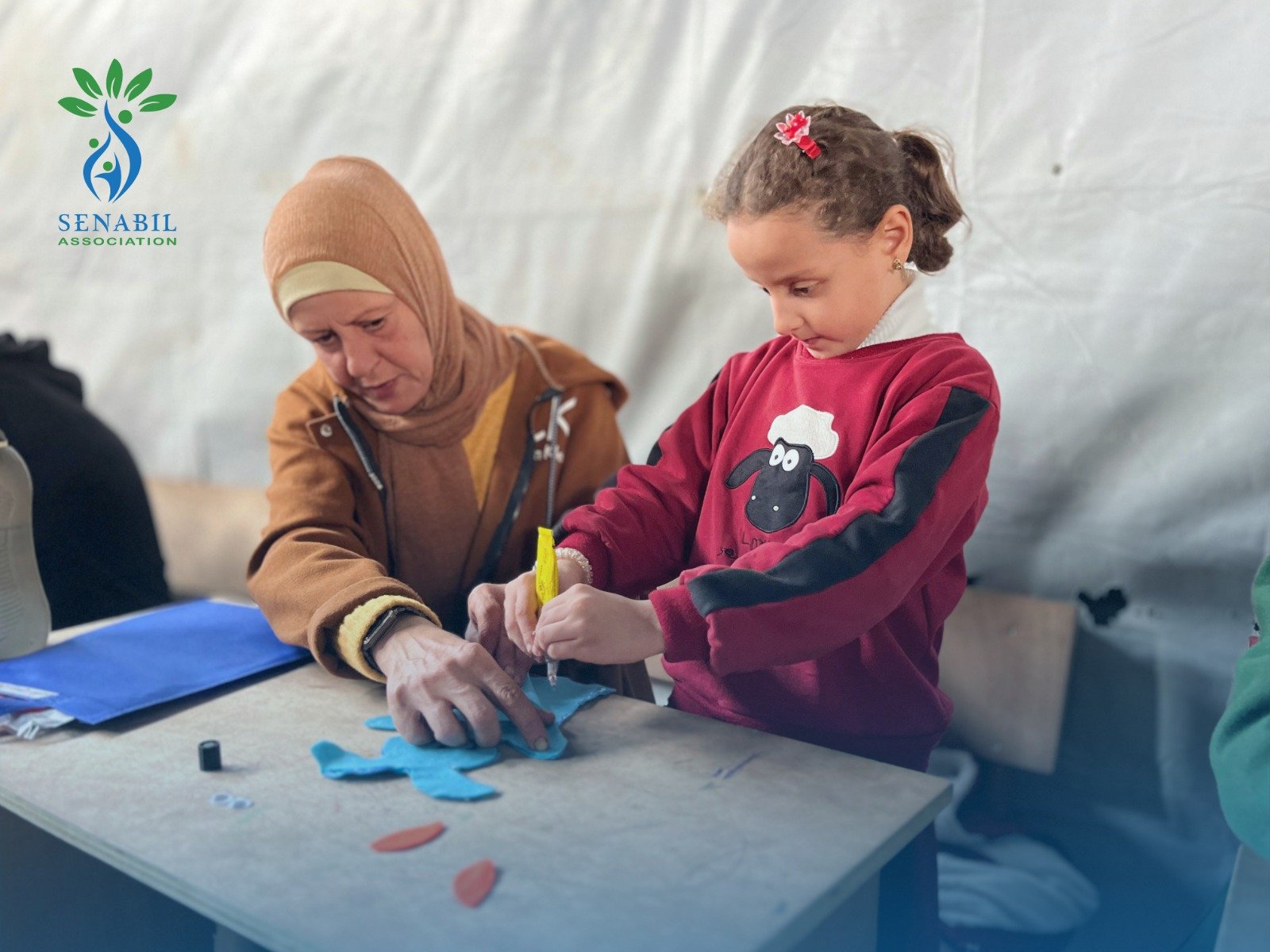 مشروع دميتي من قصتي للتفريغ النفسي بمشاركة الطلبة وذويهم بالشراكة مع مؤسسة القطان